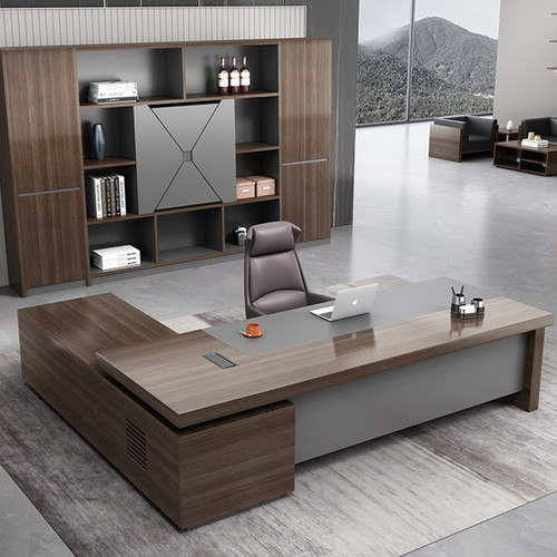 Marcus Director Table Singapore overview — CARB P2 board, 58mm desktop, hidden cable box