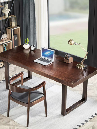 Sepian Solid Wood Study Table Singapore | solid wood, wood | Scenario E