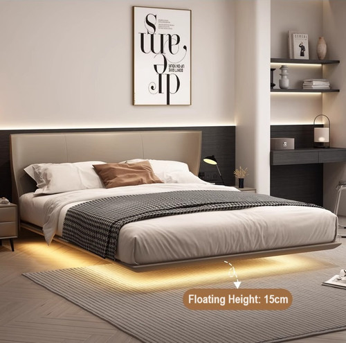 FUYUHIRO Genuine Leather Auto Sensor Light Bed Design 1