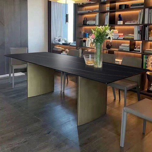 Buy Francesco Sintered Stone Dining Table Singapore | Sintered Stone Quality Furniture