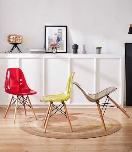 Eames Transparent Dining Chair (4 Pieces) | Dining Chair Singapore | Free Delivery & Assembly