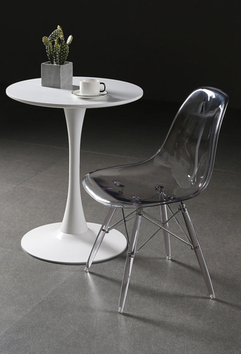 Eames Acrylic Transparent Seating Backrest  Chair  For Nordic Design