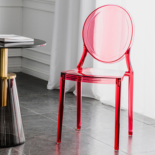 Royal Transparent Dining Chair in home setting — Singapore