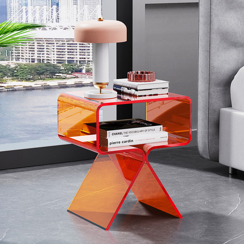 Kyra Acrylic Bedside Table | Bed Frame Singapore | Free Delivery & Assembly