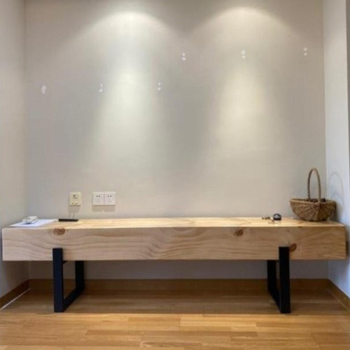 Edith Wooden TV Bench | Wood Furniture Singapore | Linear Furnishings