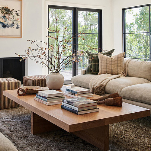 Lauss Wooden Coffee Table - Scenario