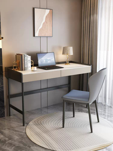 Dario Sintered Stone Study Table Singapore | sintered stone top | Scenario F