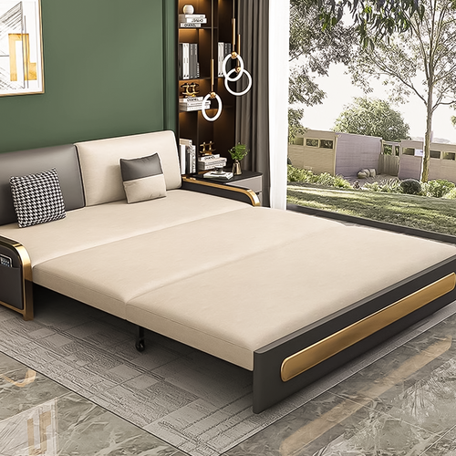Louise Leathaire Sofa Bed Image B