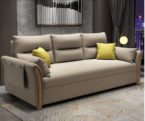 Erica Cotton Linen Fabric Sofa Bed