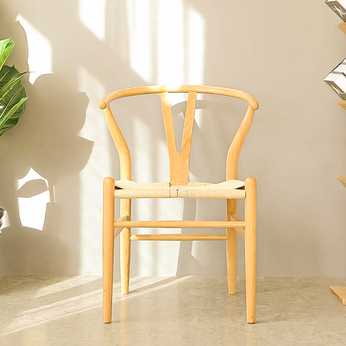 Elin Wooden Armchair side view 1
