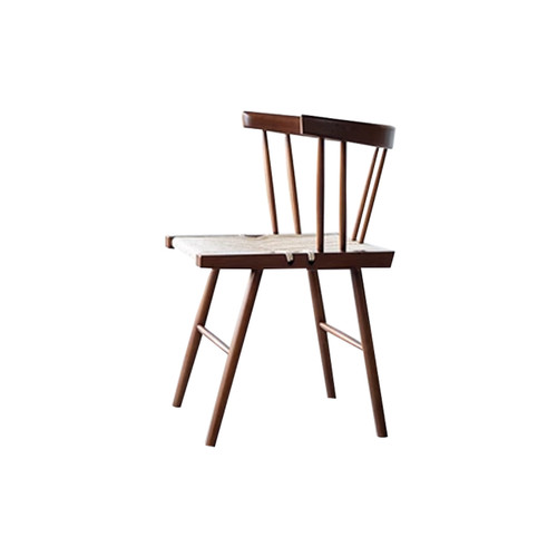 Elin Wooden Rope Chair with Backrest accent chair in home setting — Singapore