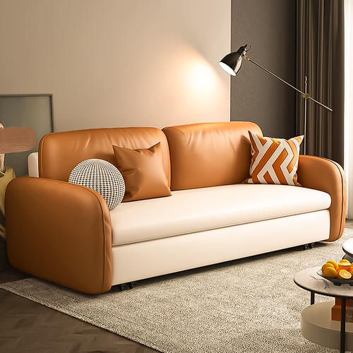 Buy Elin Microfibres Sofa Bed with Storage Singapore | Quality Furniture