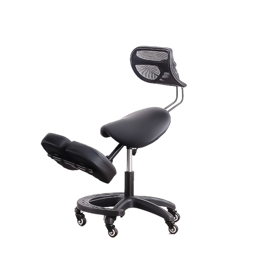 Kaki Saddle Kneeling Chair Singapore ergonomic office chair — SGD 275