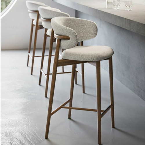 Oleandro Linen Bar Chair in home setting — Singapore