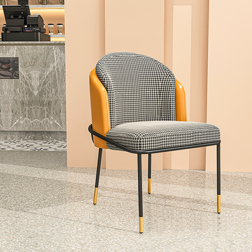 Gudrun Fabric Dining Chair side view 1
