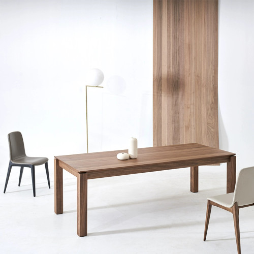 Rakel Wooden Long Dining Table Image 1