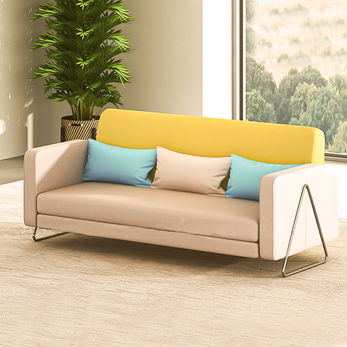 Dahlia Fabric Sofa in Living Room Scenario Image A