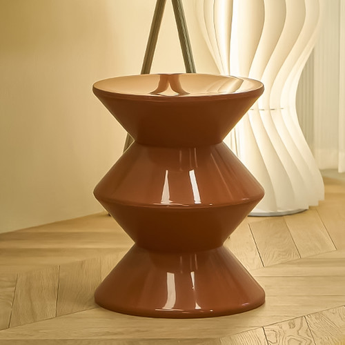 Agatha Short Stool in Living Room Setting Scenario Image