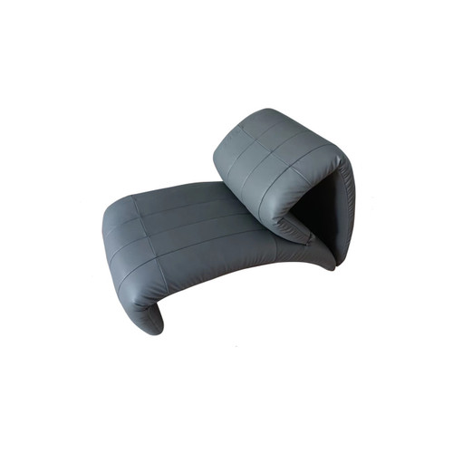Kirk Foldable Leather Lazy Lounge Chair Featured Image