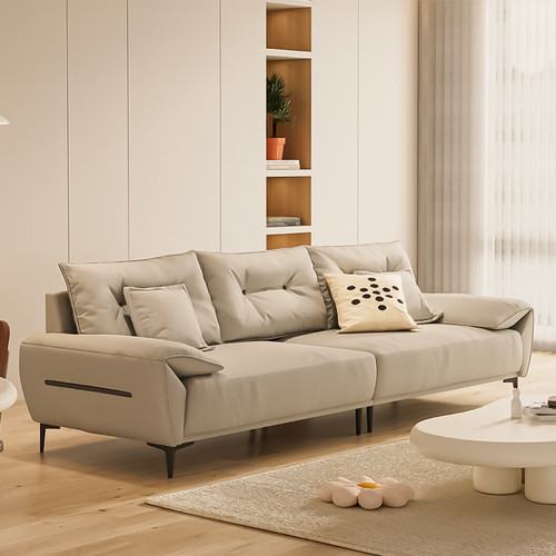 Kirk Three Seater Sofa in Living Room Setting Scenario Image A