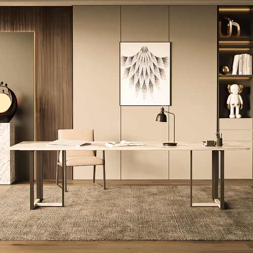 Hanson Sintered Stone Office Table in Office Scenario Image B