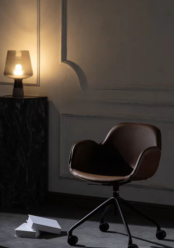 Maja Microfiber Leather Office Chair Scandinavian Style Image 2