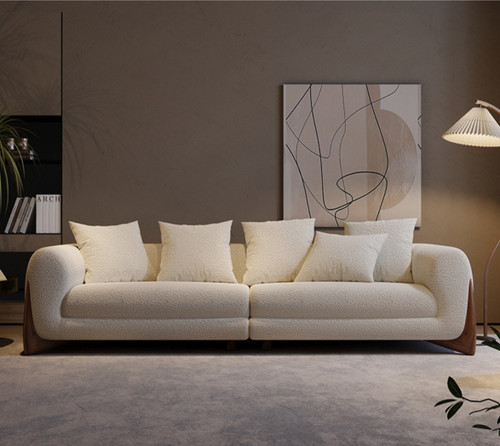Masakazuo berber fleece office sofa Singapore - lifestyle view 3