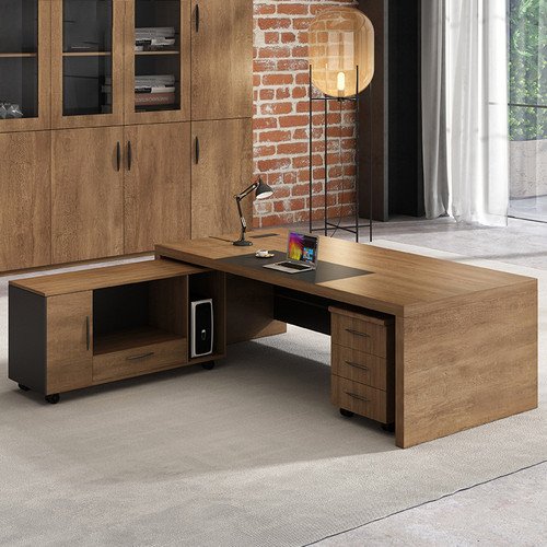 Leonard Office Table Back View