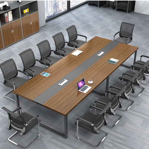 Mayumi Conference Table Singapore - Top View Steel Frame Meeting Room Table