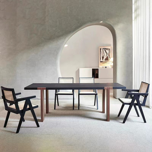 Soren solid wood conference table overview Singapore — Wabi Sabi New Zealand pine and North American ash 1.8m to 2.8m