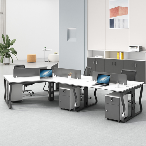 Frederick Office Workstation Singapore | Engineering-Grade Steel Leg, Lateral View