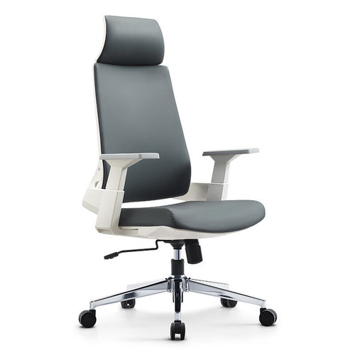 High-back premium microfiber leather executive office chair | Eric Ergonomic Director Chair | Singapore office furniture, swivel ergonomic chair