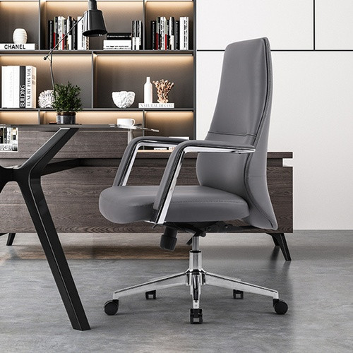 Mordecai executive office chair overview Singapore — genuine cowhide siphi leather 3 styles high-back boss chair