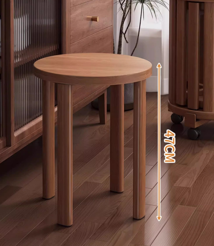 Odette Soild Wood chair side view 1