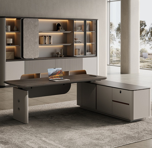 Rigor Height Adjustable Modern Director Table Singapore Inner View