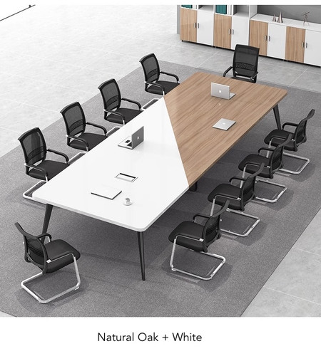 Starlex Conference Table White-brown
