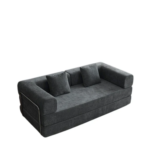 Addison Lazy Sofa Singapore | Fabric | Caramel Orange | Detail