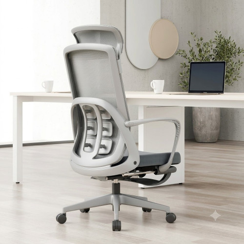 Charlotte High-Back Ergonomic Office Chair by Linear Furnishings