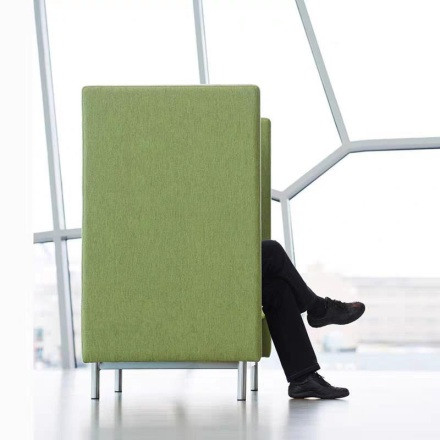 Amirah High-Back Office Sofa Singapore | Privacy Pod Side View | Free Delivery Singapore & Peninsular Malaysia