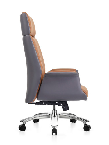 Daniel Leather Ergonomic Chair Rear View