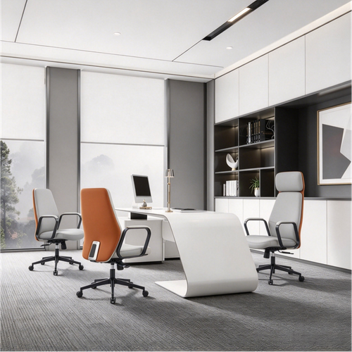 Matthew  Leather Ergonomic  Chair Singapore