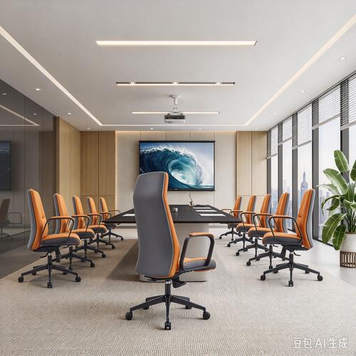 Mason Leather Ergonomic Chair Singapore — Executive Office Setup & Scene Display