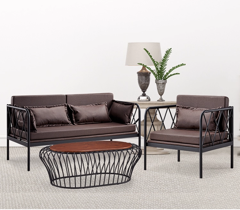 Abram Leather Sofa Front View Abram Leather Sofa Front View