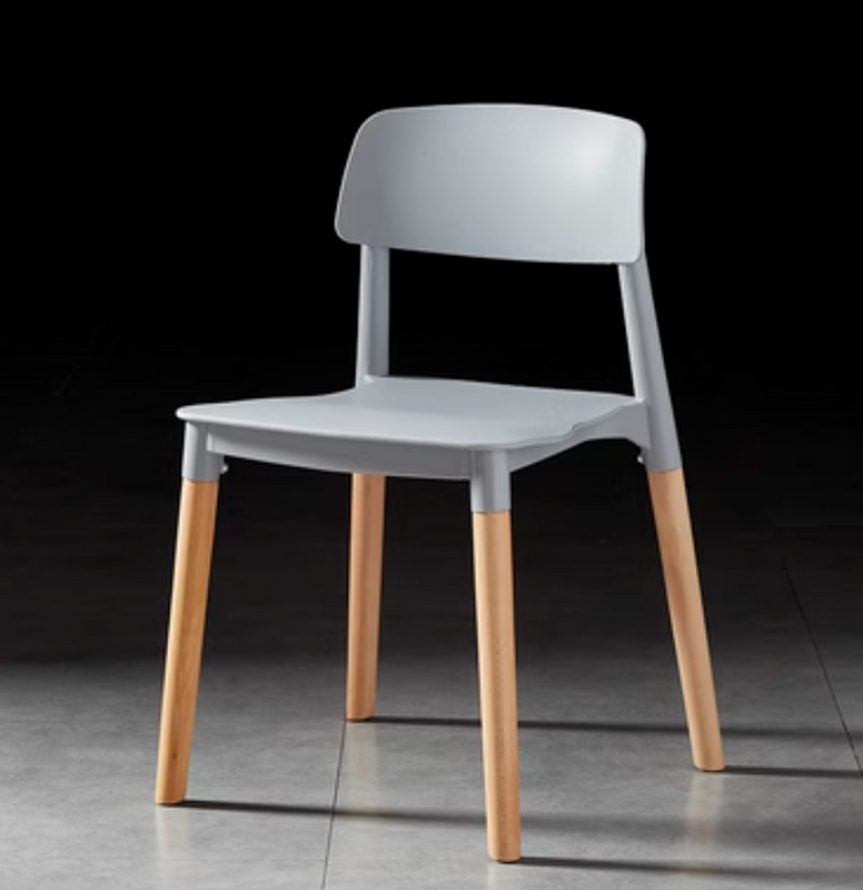 An modern style Asmund Beech Wood Dining Chair.