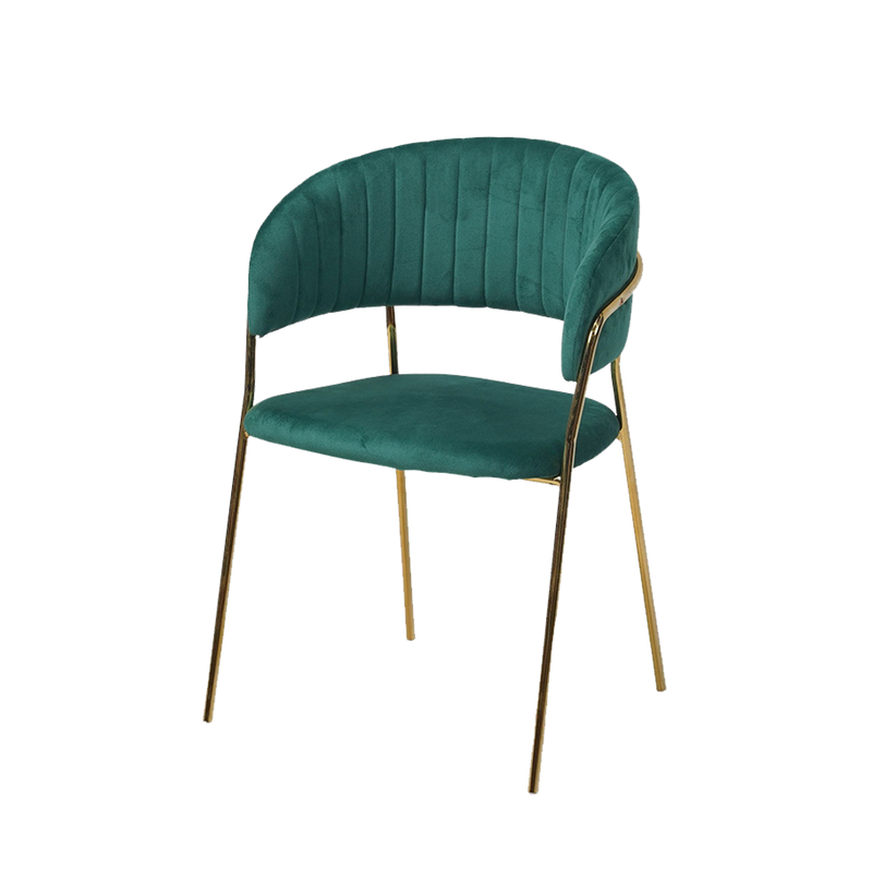 Ouyou Velvet Dressing Chair Singapore — Main View