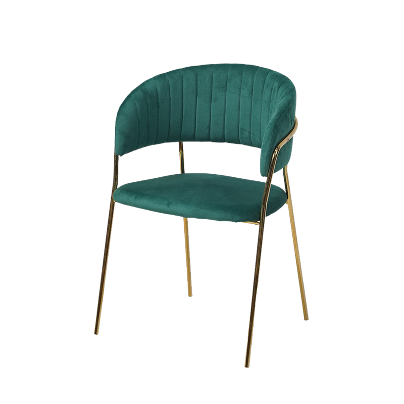 Ouyou Velvet Dressing Chair in home setting — Singapore
