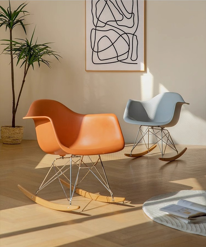 Charles PP Plastic Rocking Chair in home setting — Singapore