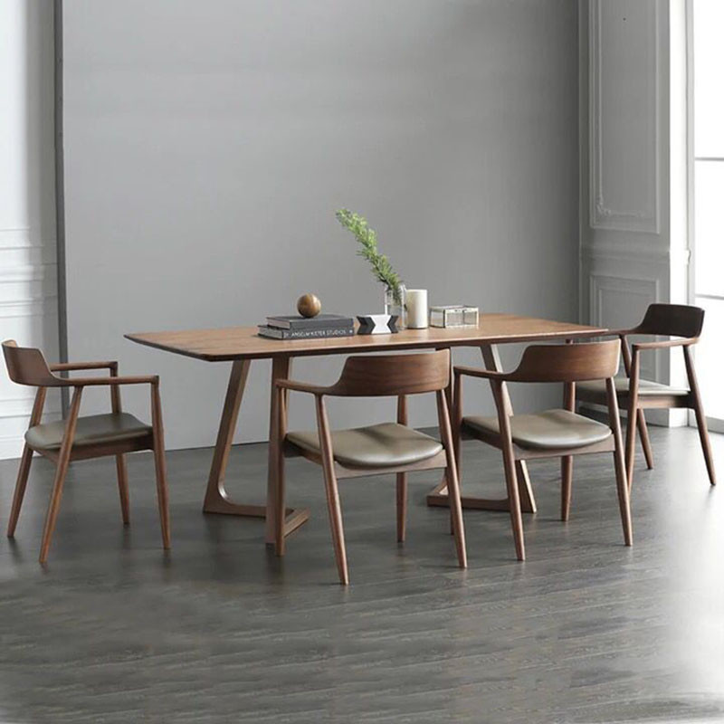FORTUNA Solid Wood Dining Table Singapore — Room Setting
