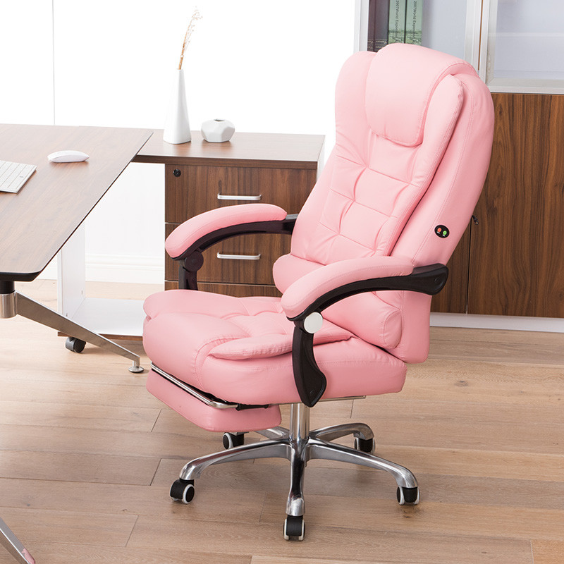 Knox Massage Ergonomic Office Chair Pink Knox Massage Ergonomic Office Chair Pink
