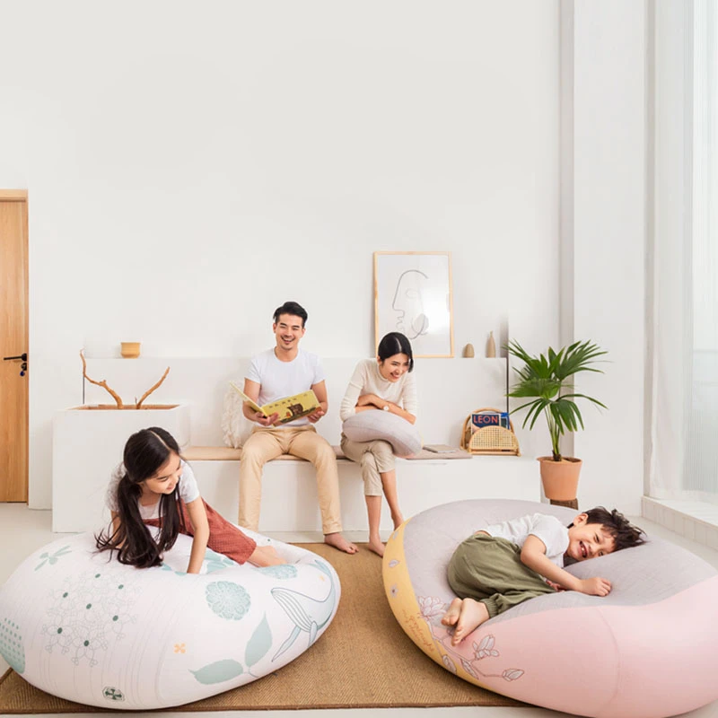 Ray Fabric Bean Bag Chair Singapore in home setting — Singapore